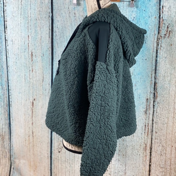 Zella NWT Green Sheila Fleece Hooded Pullover Hoodie - Picture 10 of 12